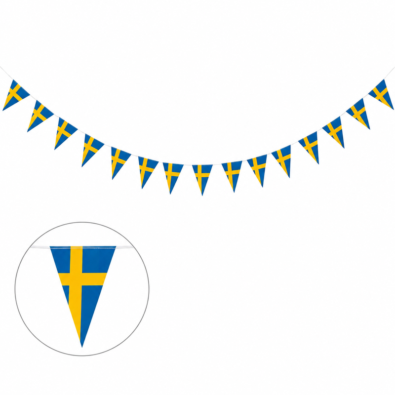 Flagvimpel, trekant, Sverige