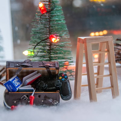 Mini LED-ljusslinga, flerfärgad, 50 cm