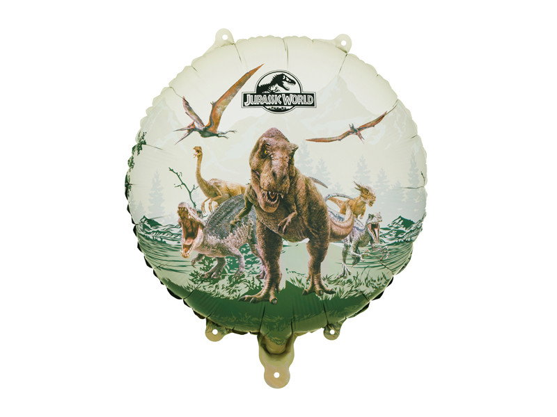 Folieballon, Jurassic World, rund, 35x35 cm
