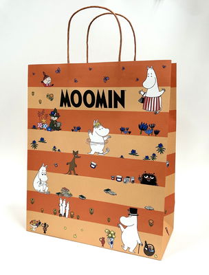 Papperspåse, Mumin, stor, orange