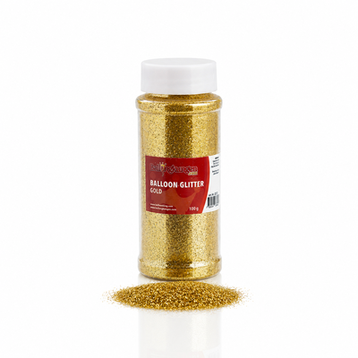 Ballonglitter, guld, 100 gram