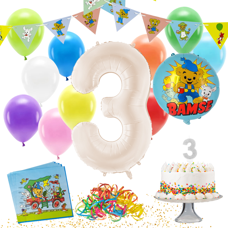 bamse 3 års kalas