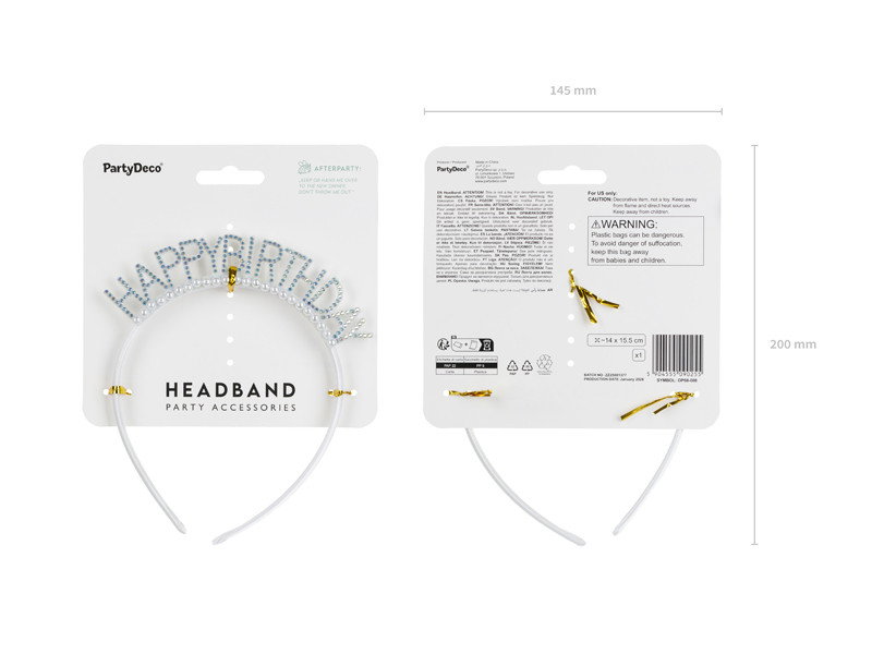 Hiuspanta, Happy Birthday, hopea/helmet