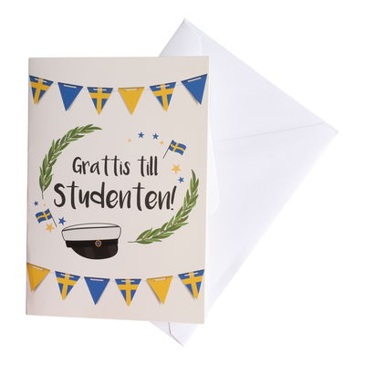 Grattiskort Student, Vimplar