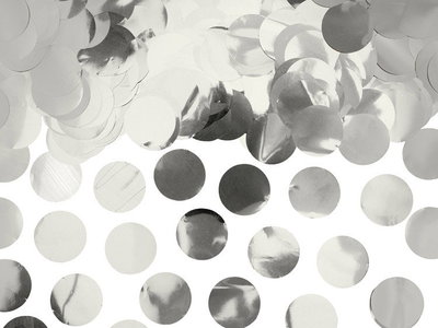 Silvermetallic konfetti