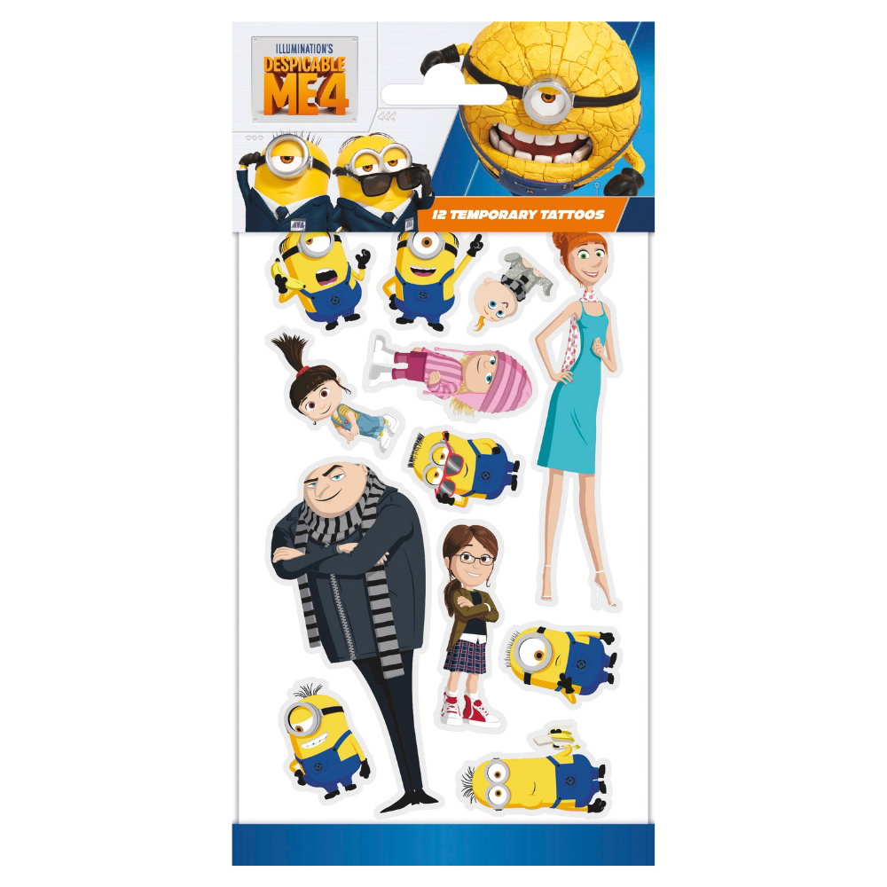 Engangs tatovering, Minions