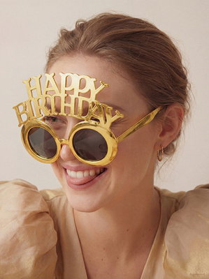 Silmälasit, Happy Birthday, kylmä kulta