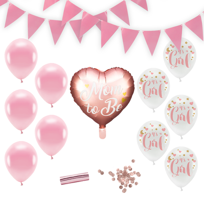 Baby Shower Dekoration, Paket Standard, Flicka