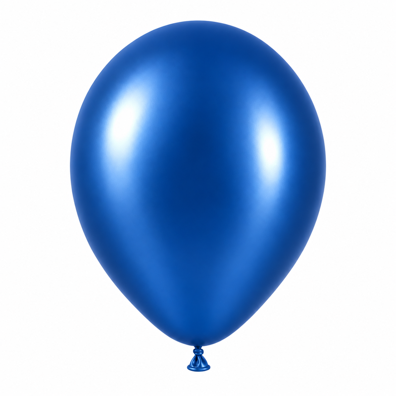 Premiumballonger, Metallic Blå