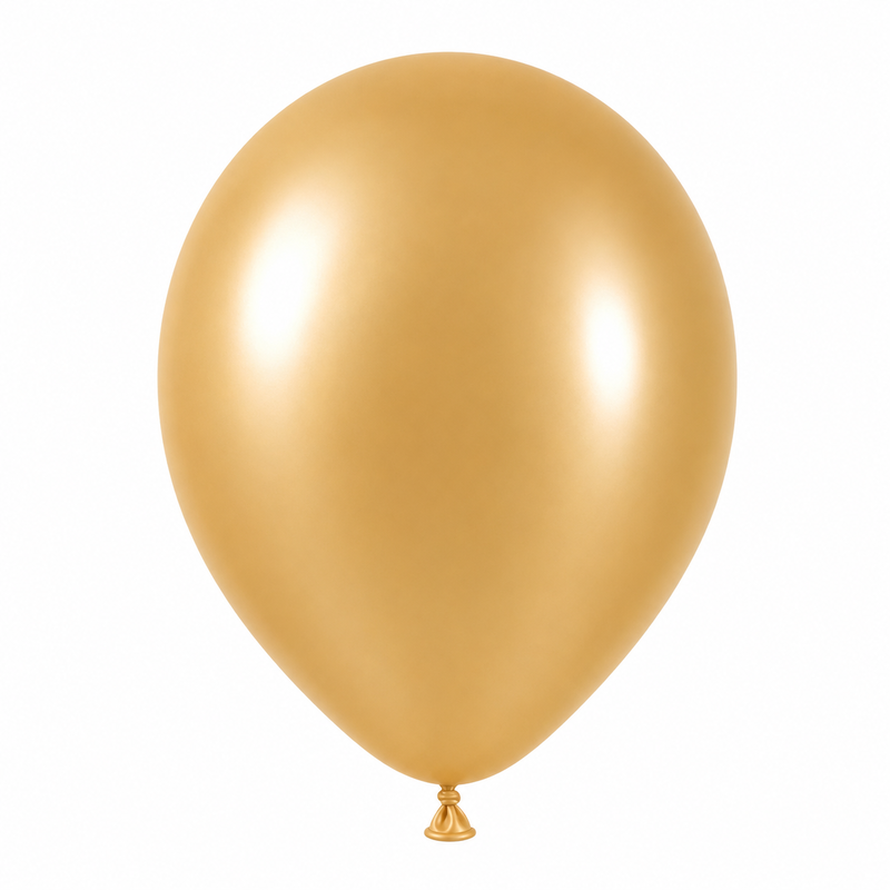 Premiumballoner, Metallic Guld