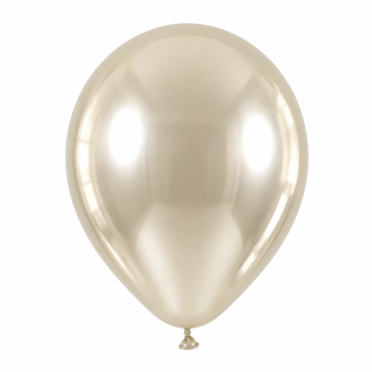 Premium-ilmapallot, Chrome White Gold (10 kpl)