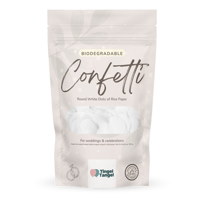 Bryllupskonfetti, Biologisk nedbrydelig