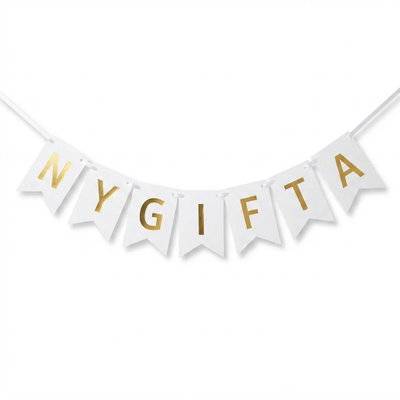 Vimpelgirlang, Nygifta, vit/guld