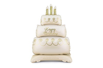 Stående folieballon Kage, 70 x 100 cm