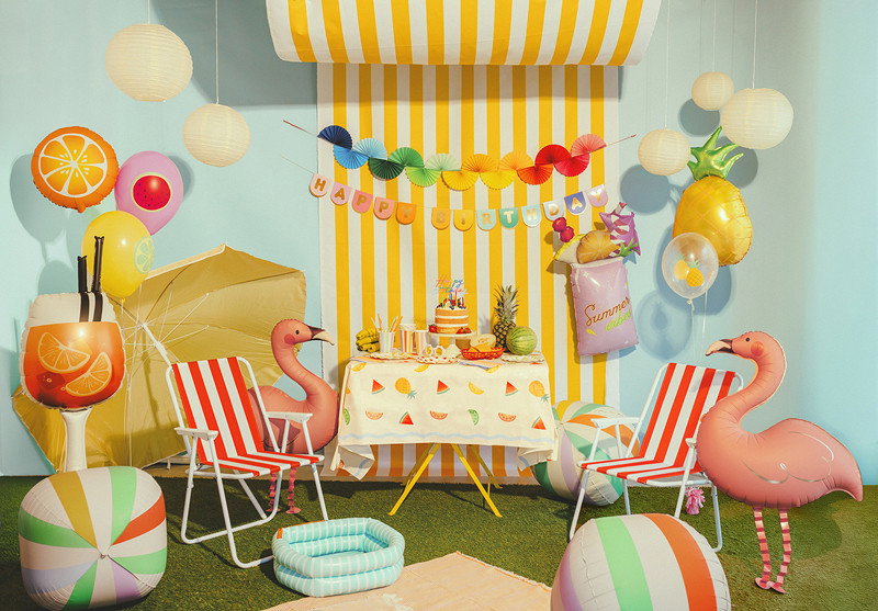 Foliopallo, Drinkki, oranssi/musta