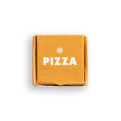 Nissedør, Mini-pizzaæske, 3 x 3 cm