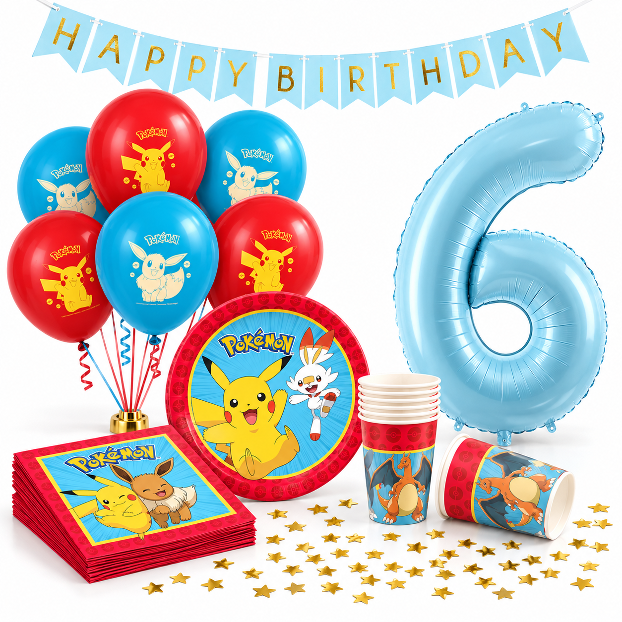6-års kalas kit, Pokémon