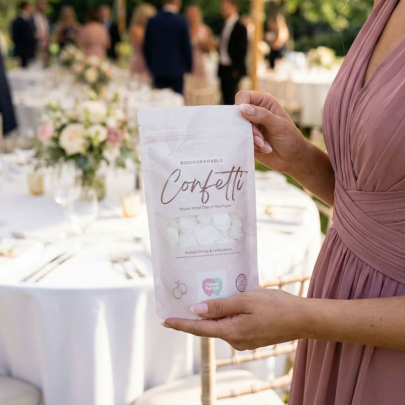 Hääkonfetti, Biohajoava