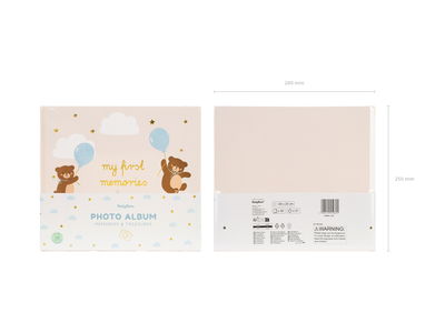 Fotoalbum, Teddy Bear, 28x25 cm, 50 sider