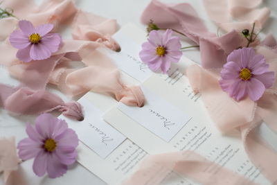 Chiffongband, puderrosa