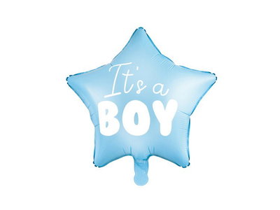 Heliumfylld Ballong, It's a Boy, blå