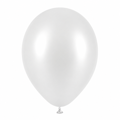 Premiumballoner, Satin Hvid