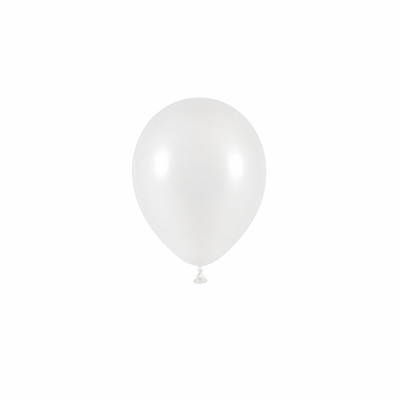 Premiumballoner Mini, satin hvid