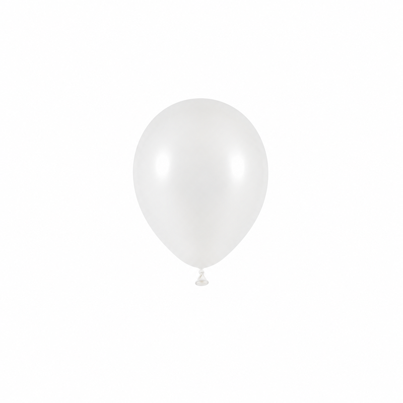 Premiumballoner Mini, satin hvid