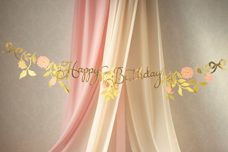 Chemin de table en chiffon, crème, 5 m