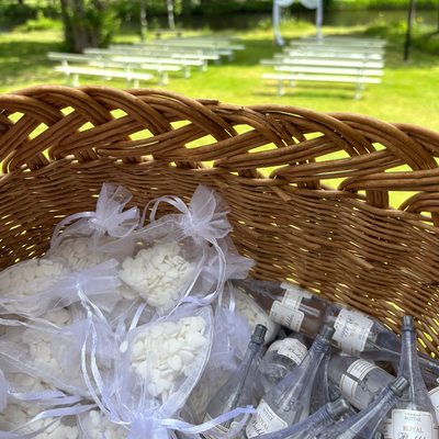 Hochzeitskonfetti, Set für 50 Gäste