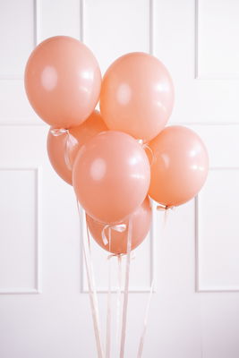 Luftballons, pfirsichrosa, 10er-Pack