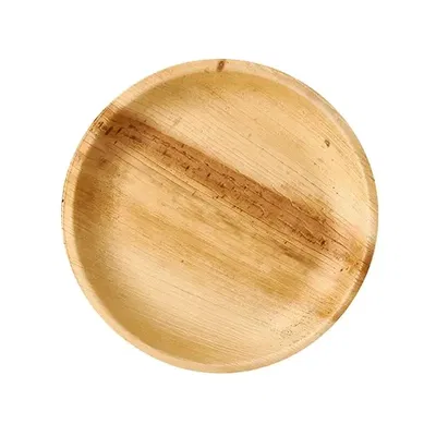 Palmulehtilautaset, pure, pyöreä, Ø 23 cm, 25 kpl