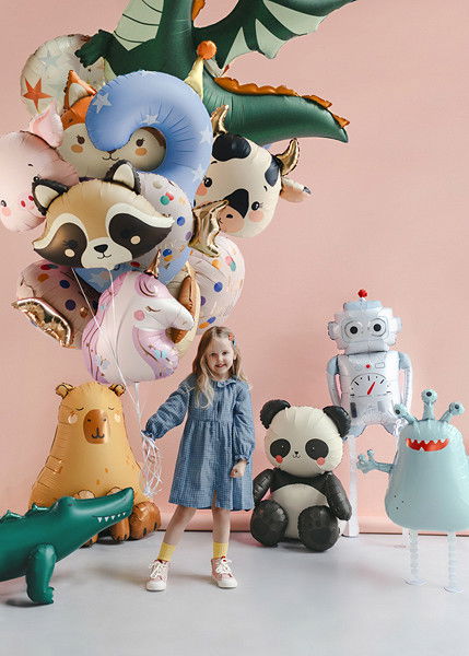 Folieballon Panda, 68 x 72 cm