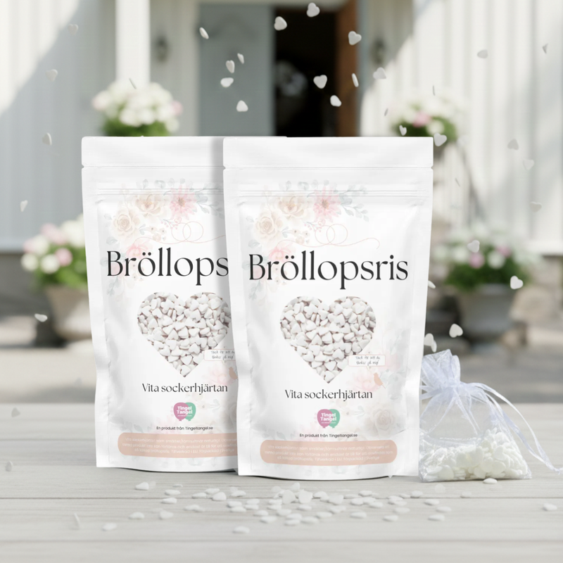 Bröllop ris hjärtan