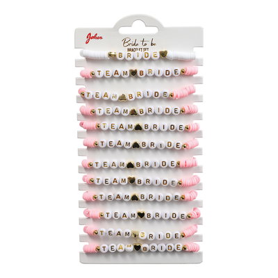 Armbandset, Bride to Be & Team Bride