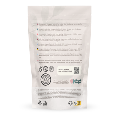 Bryllupskonfetti, Biologisk nedbrydelig