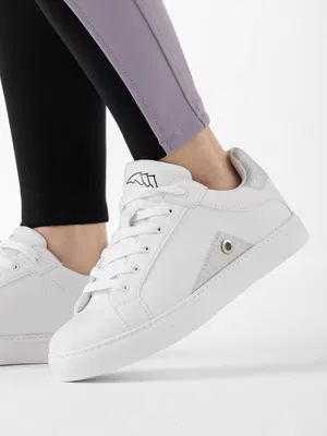 Women white sneakers Equiline Eqrudig