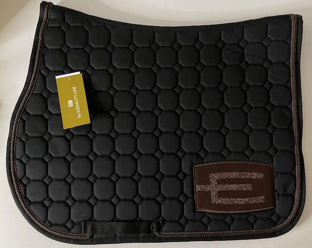 Hoppschabrak med E-logga brun/bronze  FULL