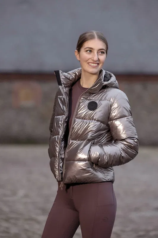 KLMadison metallic jacka Raisin