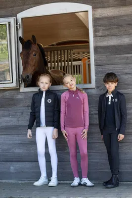 Ridtights KLLilo full grip junior Rosa