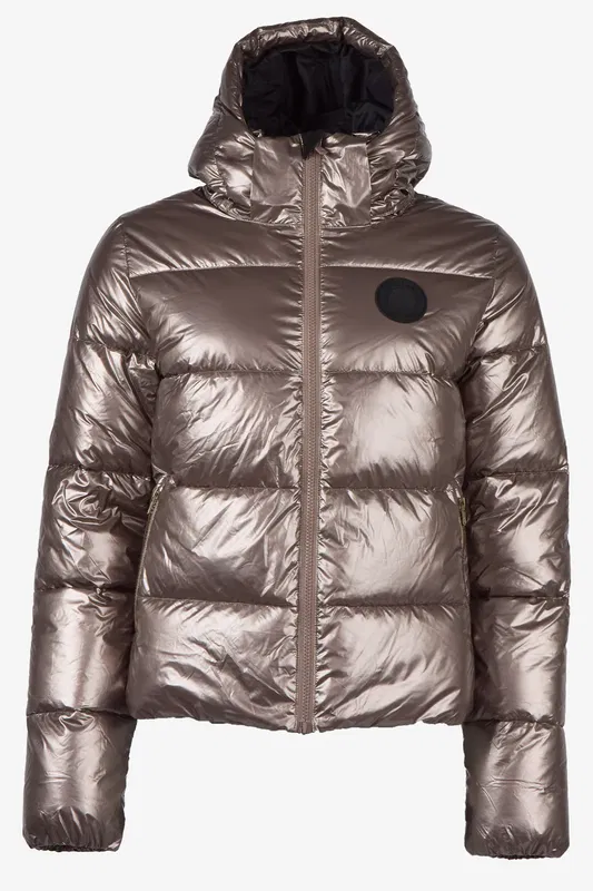 KLMadison metallic jacka Raisin