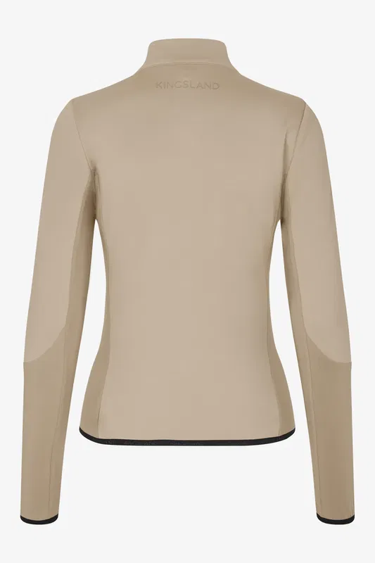 KLMiley fleecetröja Beige cobblestone