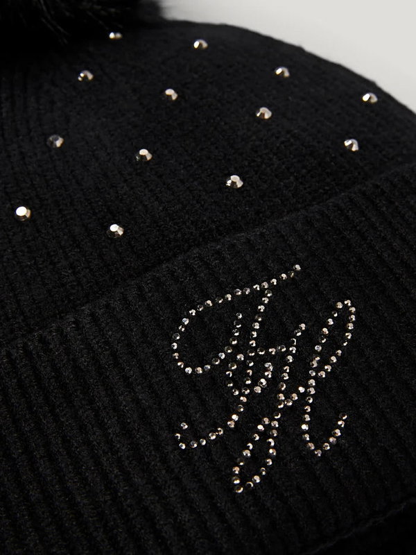 Daly pom pom mössa med stenar Tommy Hilfiger