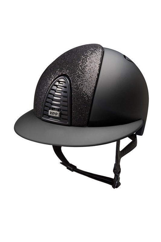 Cromo 2,0 Matt glitter polo peak black M