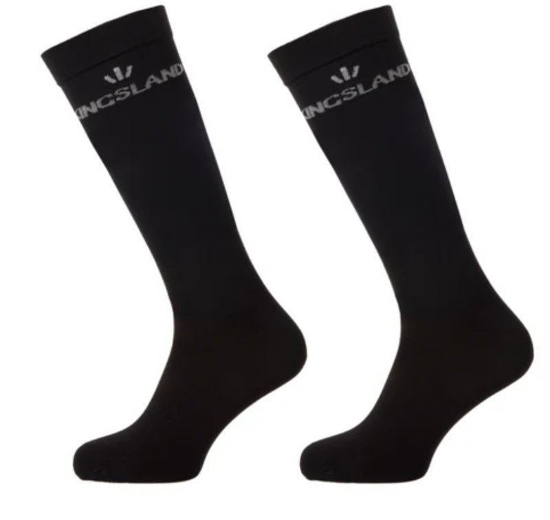 KLMona showsocks 2-pack svart