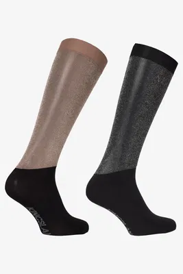 Ridstrumpor KLLea glitter 2-pack