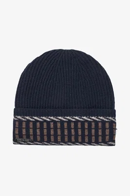 KLArno stickad mössa Navy Kingsland