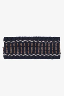 KLArno stickat pannband Navy Kingsland
