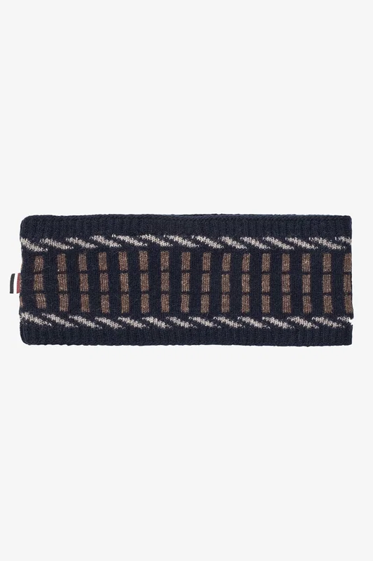 KLArno stickat pannband Navy Kingsland