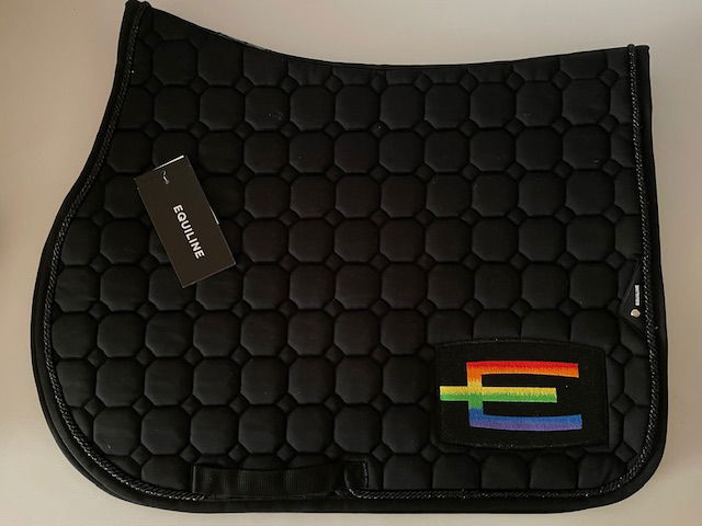 Hoppschabrak med E-logga Rainbow